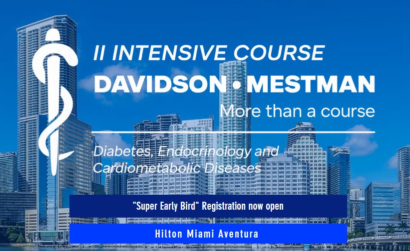XXVIII Curso Intensivo Davidson-Mestman, Diabetes, Endocrinology and Cardiometabolic Diseases Banner
